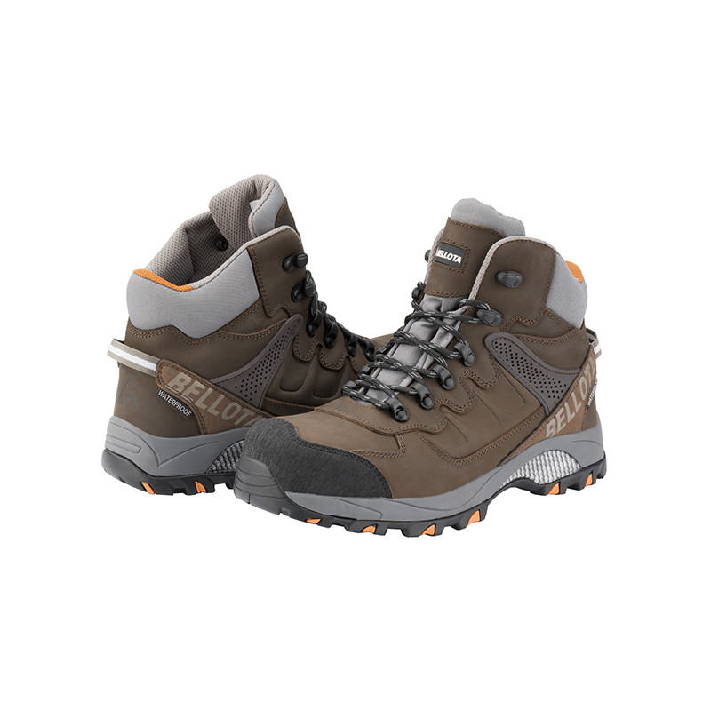 BOTA PIEL MARRON S3+PUN