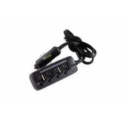 CARGADOR  COCHE  4  USB  CON  CABLE