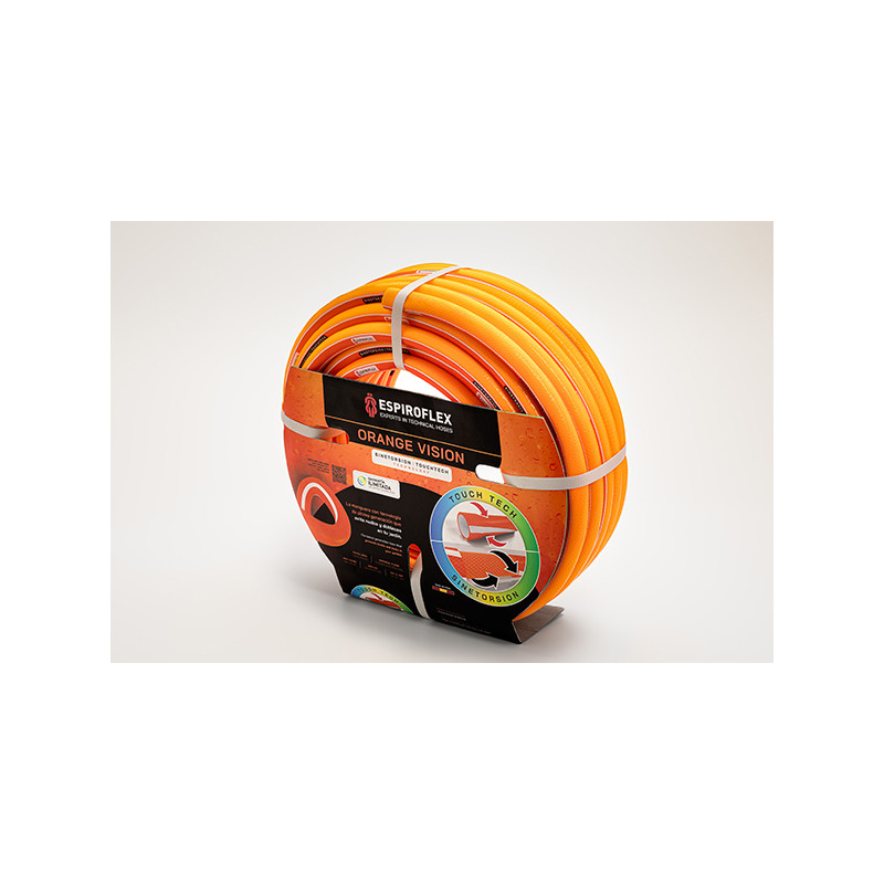 KIT MANGUERA VISION ORANGE 5/8 CON LANZA