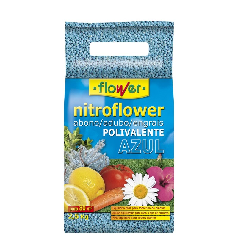 ABONO  NITROFLOWER  AZUL  750  gr.