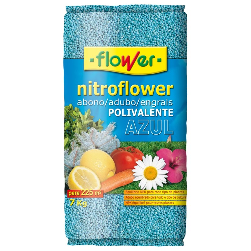 NITROFLOWER  -  ABONO  POLIVALENTE  AZUL