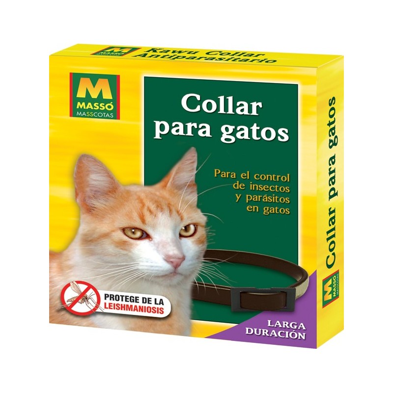 COLLAR  ANTIPARÁSITOS  PARA  GATOS