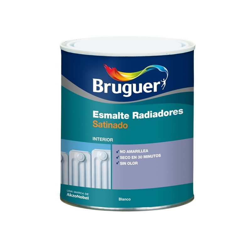 ESMALTE  AL  AGUA  PARA  RADIADORES  BLANCO  SATINADO  BRUGUER