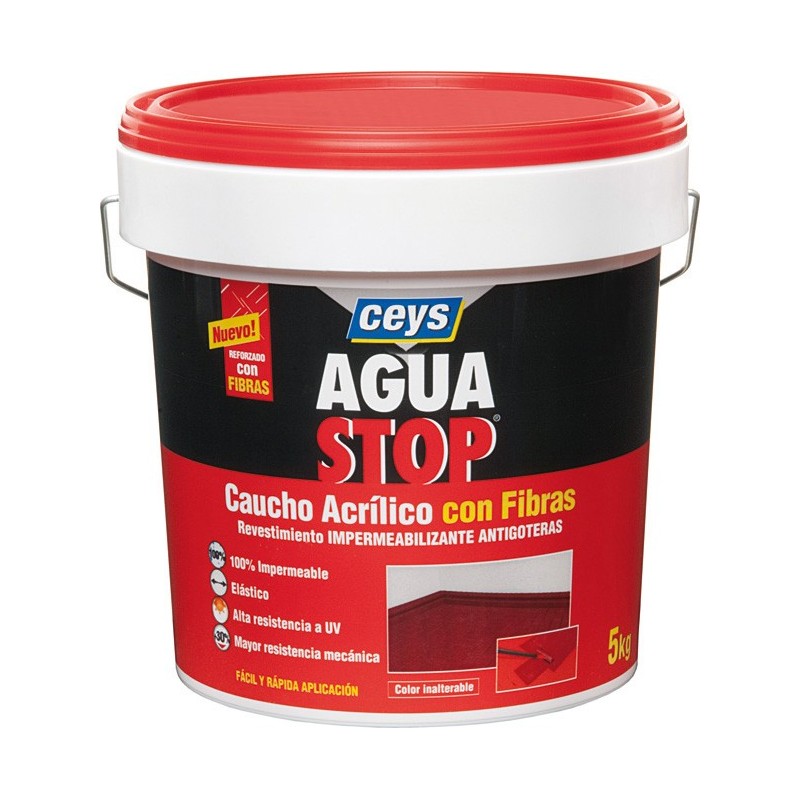 AGUASTOP  CAUCHO  FIBRAS