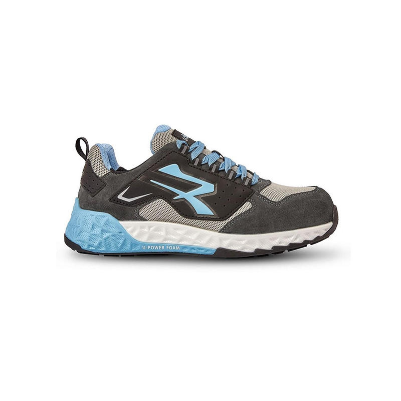 ZAPATO DEPORTIVO S1P PU+PL AZUL/NEGRA