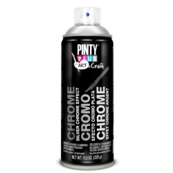 PINTURA  SPRAY  CROMO  PLATA