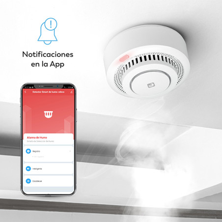 DETECTOR HUMO SMART WIFI