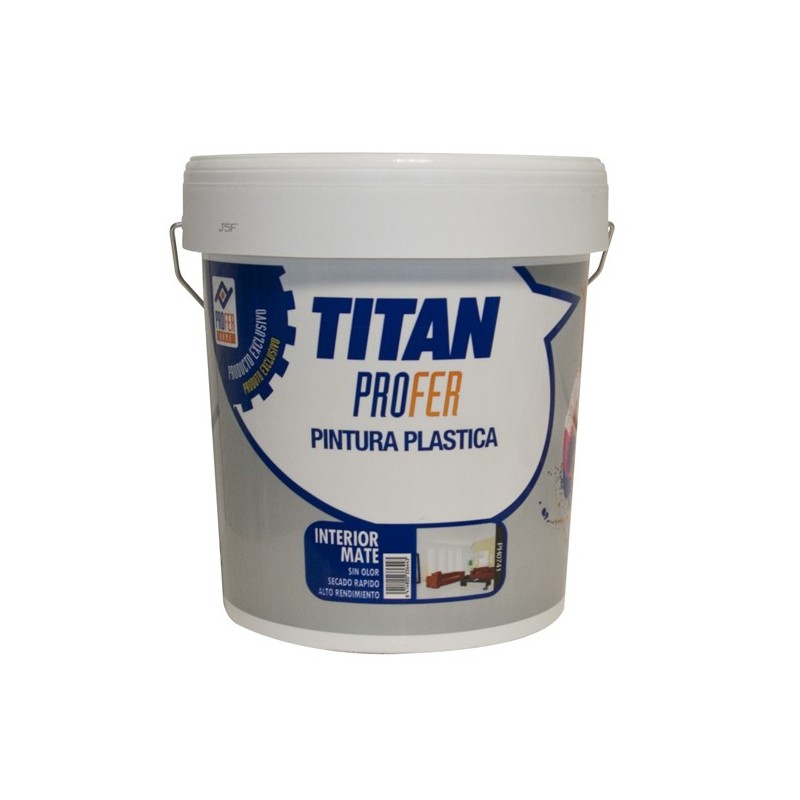 PINTURA  PLÁSTICA  INTERIOR  MATE  TITAN  PROFER