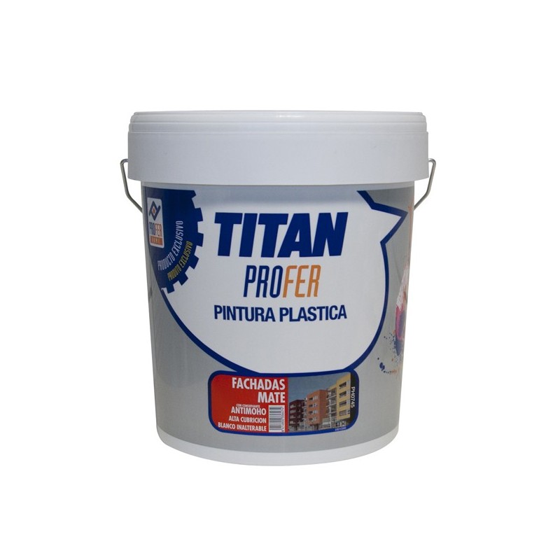PINTURA  PLÁSTICA  FACHADAS  MATE  TITAN  PROFER