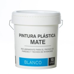PINTURA  PLÁSTICA  BLANCA  MATE