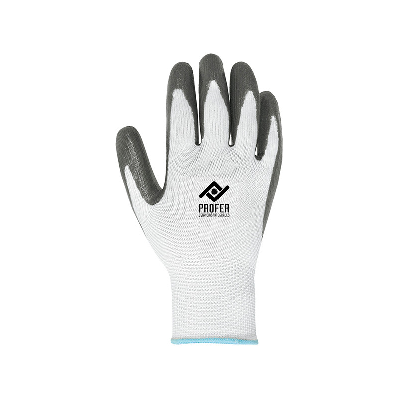 GUANTE DE NITRILO BLANCO/GRIS B/6