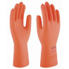 GUANTE LATEX INDUSTRIAL NARANJA