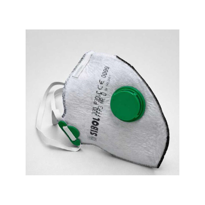MASCARILLA FFP3 C/VALVULA PLEG CARBO