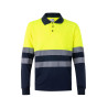 POLO A.VISIBILIDAD ML AMAR/MARINO