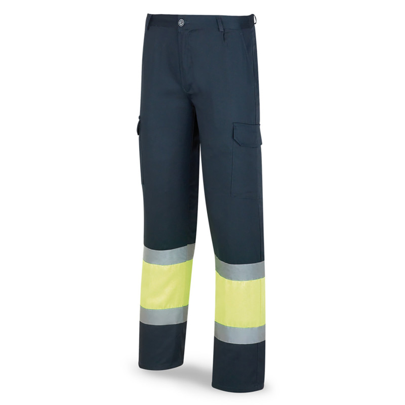 PANTALON A.VISIBILIDAD AMARILLO AZUL