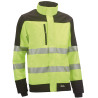 CHAQUETA SOFTSHELL AV AMARILL NEGRO
