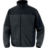 CHAQUETA POLAR GRIS/NEGRO