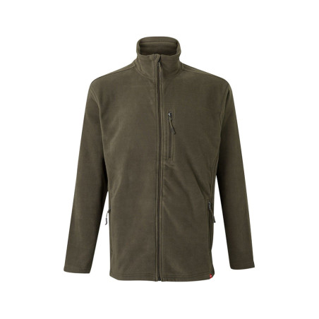 CHAQUETA POLAR C/CREMA VERDE