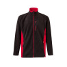 CHAQUETA POLAR NEGRO/ROJO