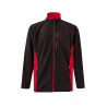 CHAQUETA POLAR NEGRO/ROJO