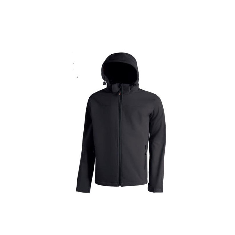CHAQUETA SOFTSHELL NEGRA KYRA