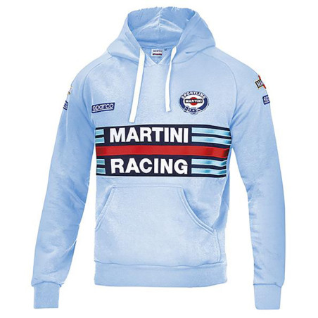 SUDADERA CAPUCHA AZUL CELESTE MARTINI