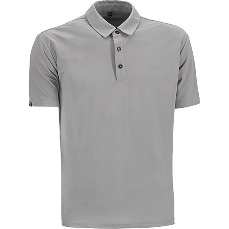 POLO M/CORTA NATURE TECH GRIS