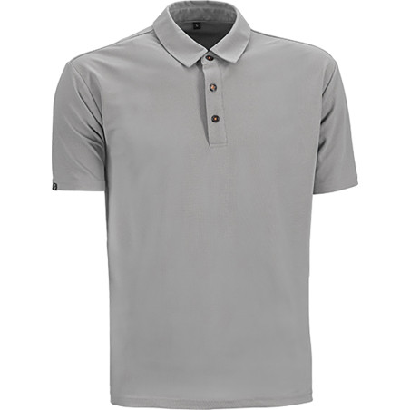 POLO M/CORTA NATURE TECH GRIS