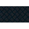 PAVIMENTO CHECKER CAUCHO NEGRO 3MM