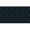 PAVIMENTO CHECKER CAUCHO NEGRO 3MM