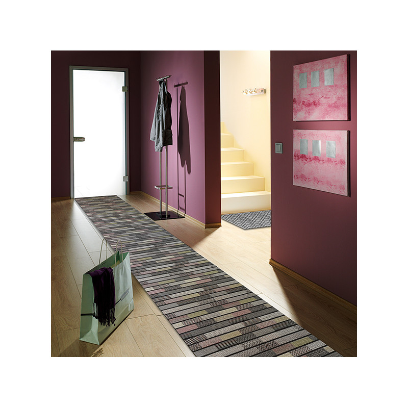 ALFOMBRA PASILLERA TEXTIL TAORMINA GRIS (METRO)