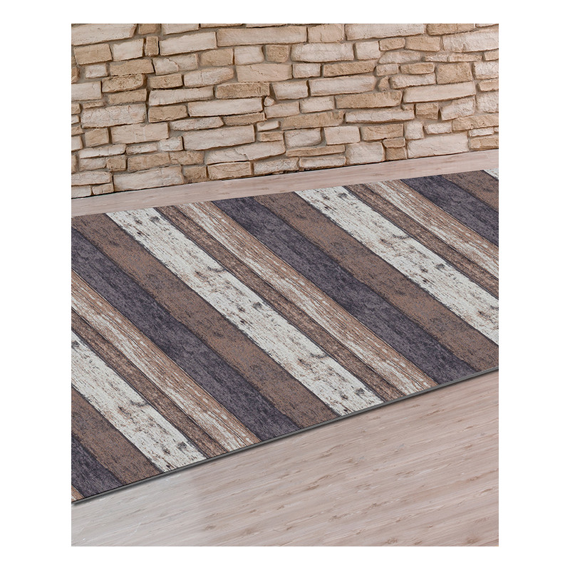 ALFOMBRA PASILLERA TEXTIL MADERA (METRO)