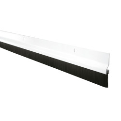 BURLETE ALUMINIO-CEPILLO BLANC