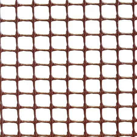 MALLA CUADRADA 5x5MM MARRON