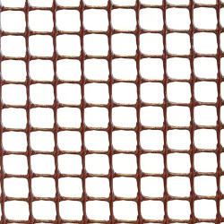 MALLA CUADRADA 20x20 MARRON