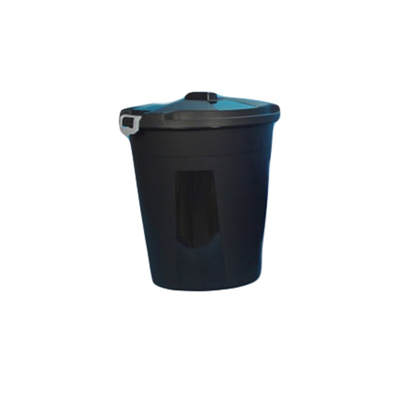 CUBO  BASURA  INDUSTRIAL  NEGRO