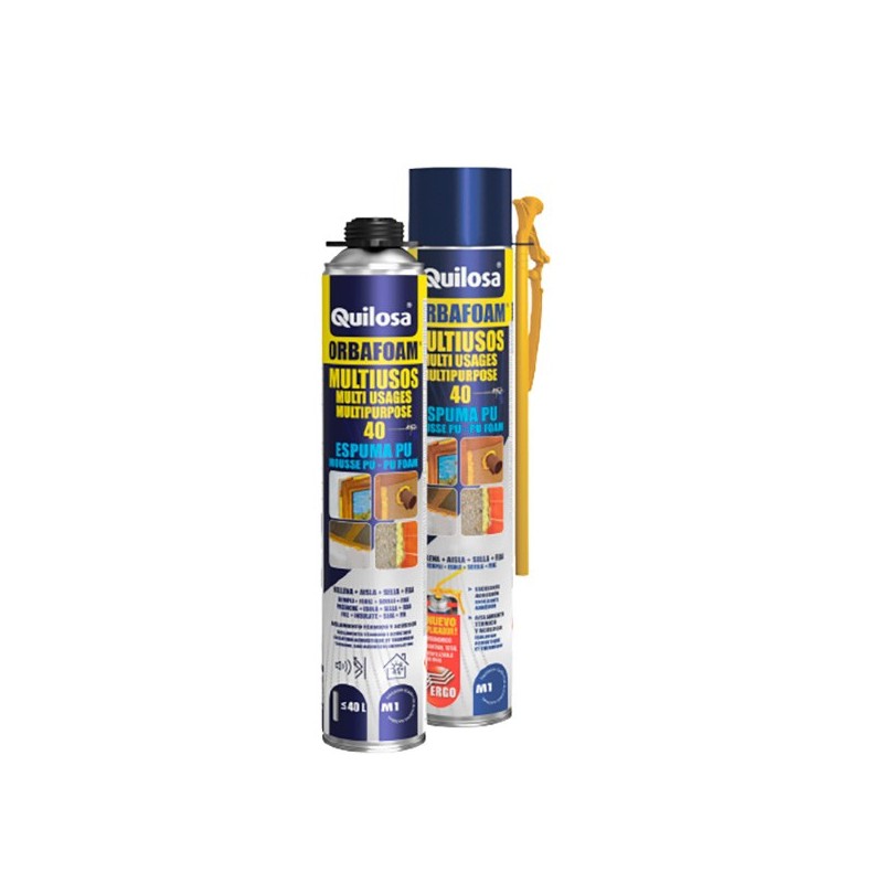 ORBAFOAM  Multiusos  40  Espuma  PU  CÁNULA  Aerosol  670  ml  Amaril