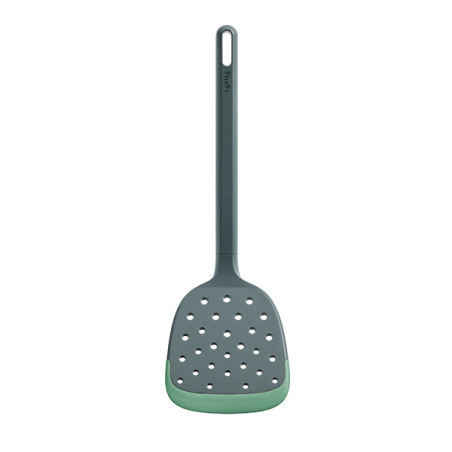 ESPATULA RANURADA COCINA SILICONA
