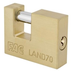 CANDADO  LATON  RECTANGULAR