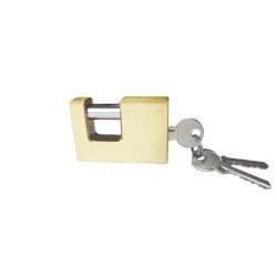 CANDADO  LATON  RECTANGULAR