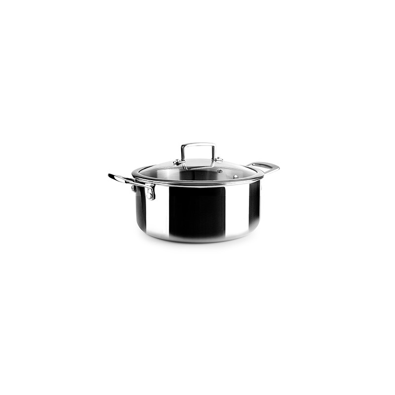 CACEROLA INOX+ALUM+INOX TRIPLY NATURAL
