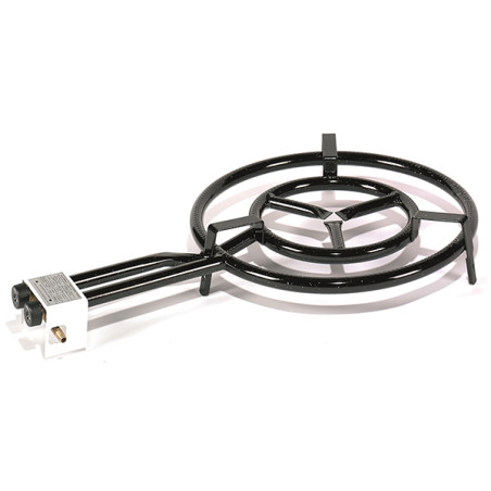 PAELLERO TUBO GAS BUTANO 2 FUEGOS
