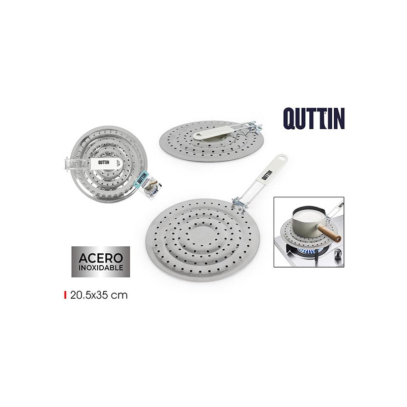 DIFUSOR PARA COCINA GAS ACERO INOXIDABLE