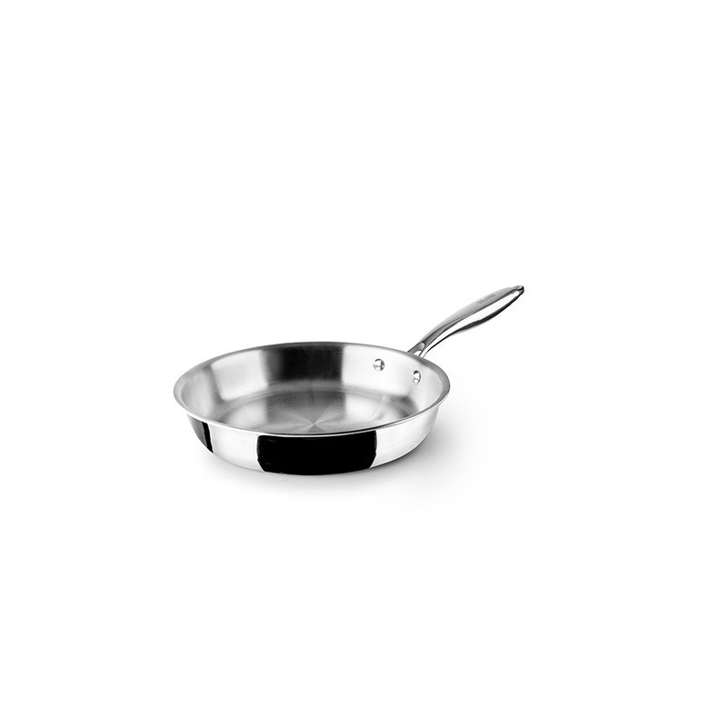 SARTEN INDUC INOX+ALUM+INOX TRIPLY NATURAL