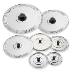TAPA PAELLAS INOX P/32-34-36CM