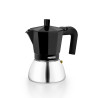 CAFETERA INDUCCION INOX BLACK