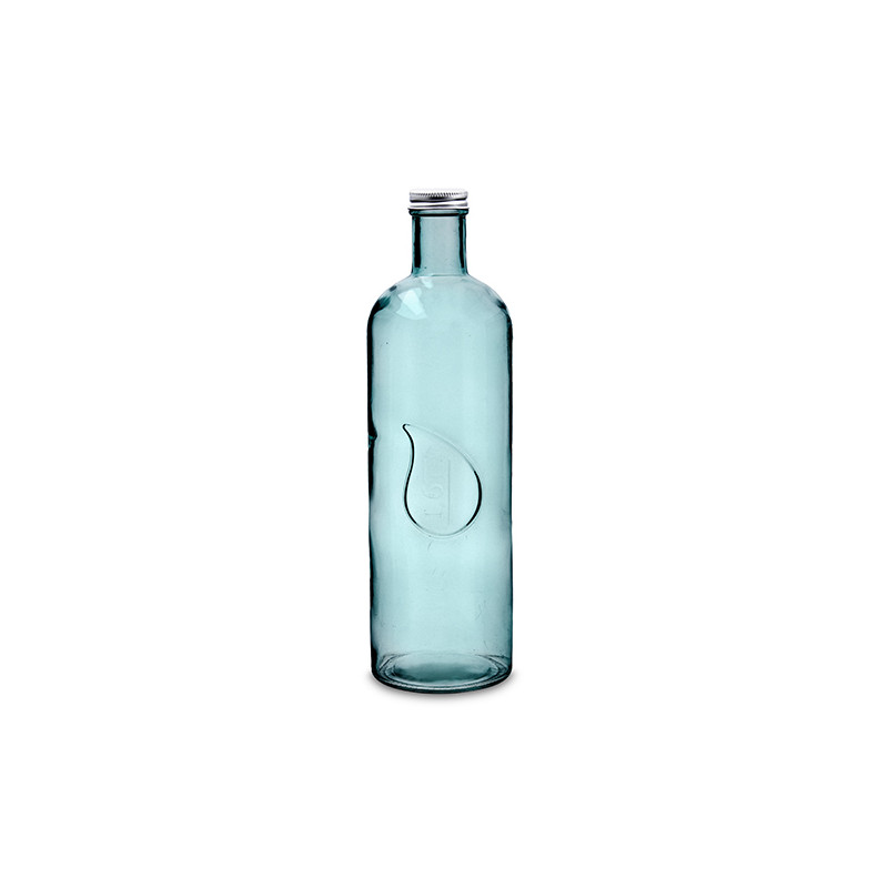 BOTELLA VIDRIO AZUL DUNA