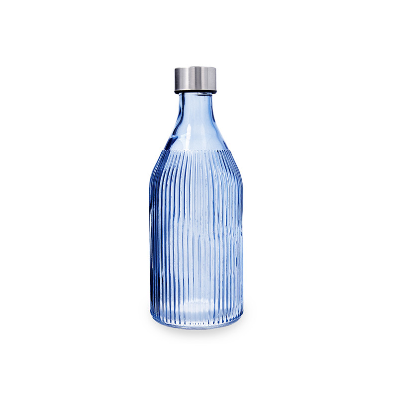 BOTELLA VIDRIO MAISON AZUL