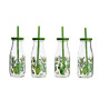 BOTELLA CRISTAL CACTUS SET-4