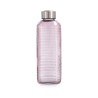 BOTELLA VIDRIO VELVET ROSA